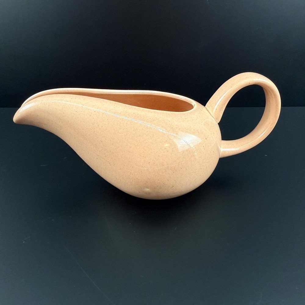 Vtg‎ Russel Wright American Modern Creamer Pitcher Coral Pink Steubenville MCM